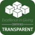Excellence in Giving - Certified Transparent